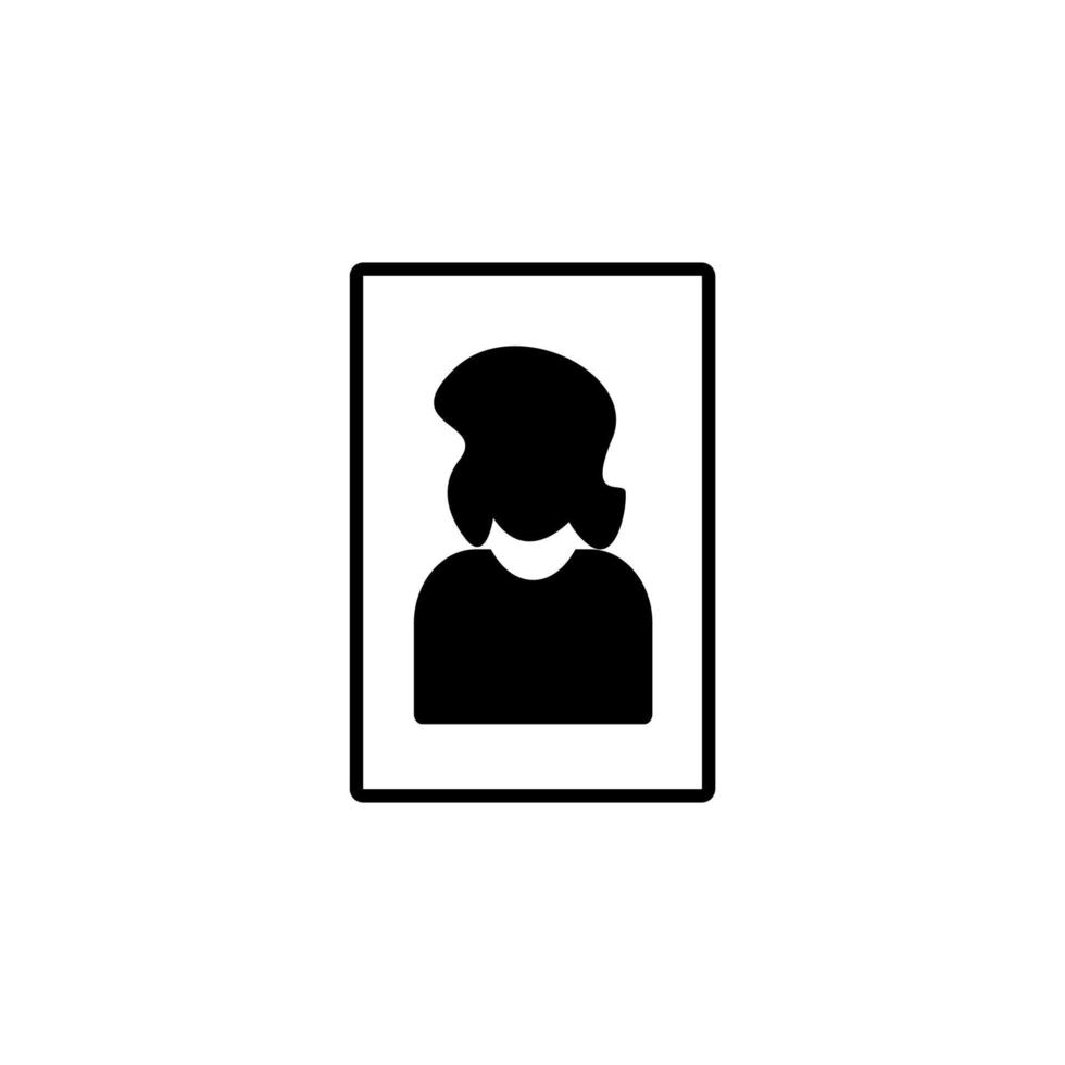 female icon image logo design vector