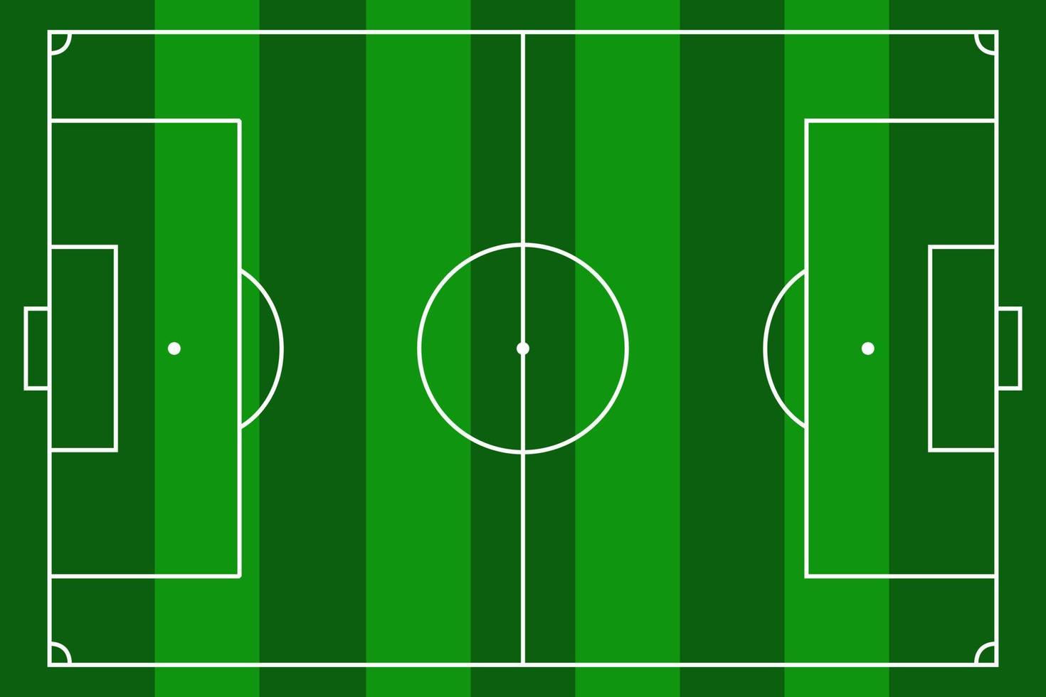 Green Football soccer field vector