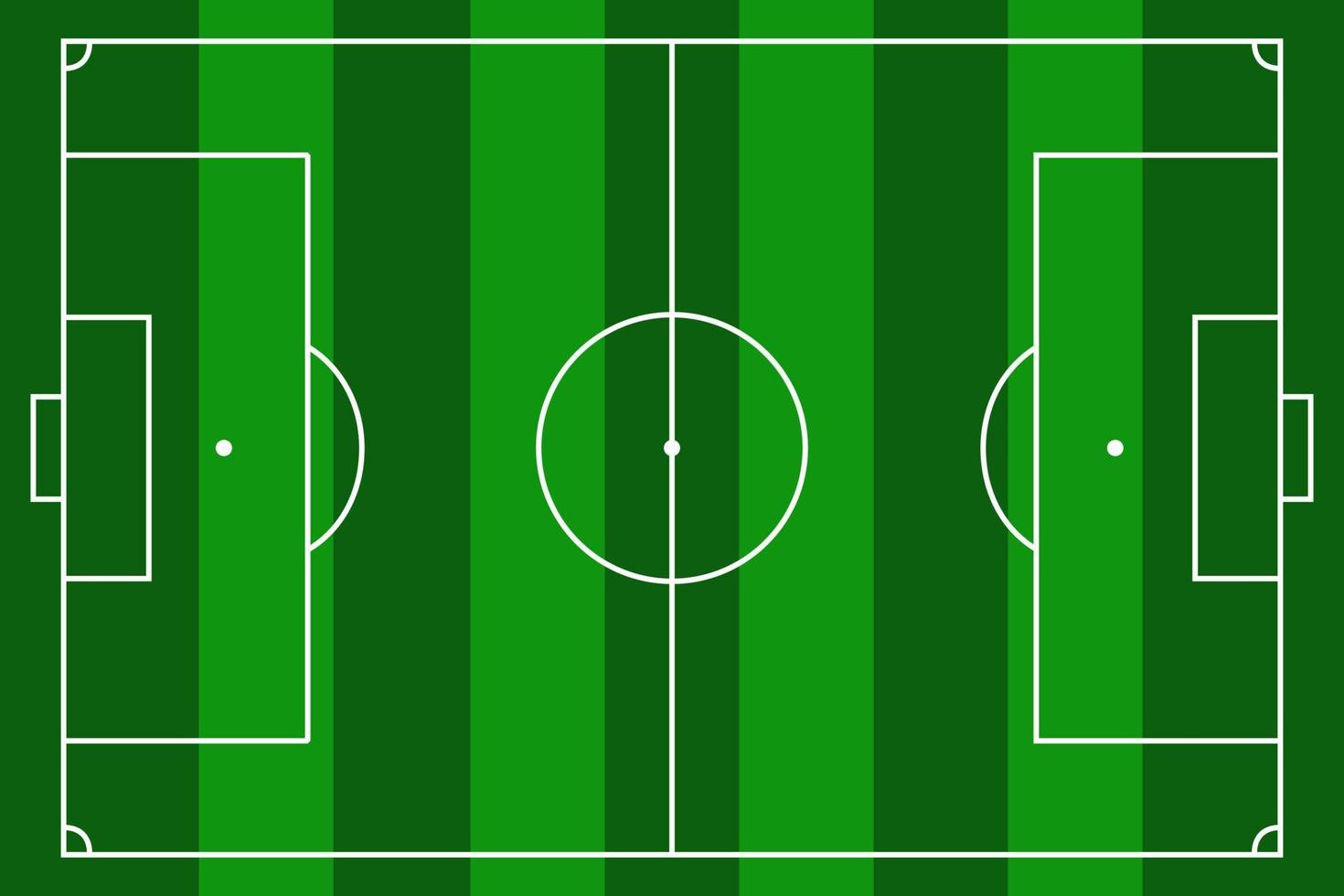 Green Football soccer field vector