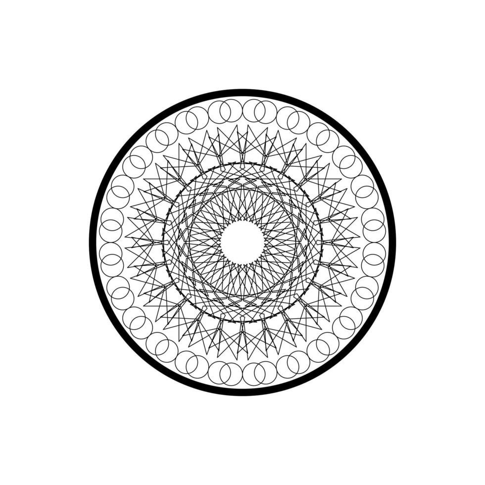 mandala pattern the eye collection 01 vector