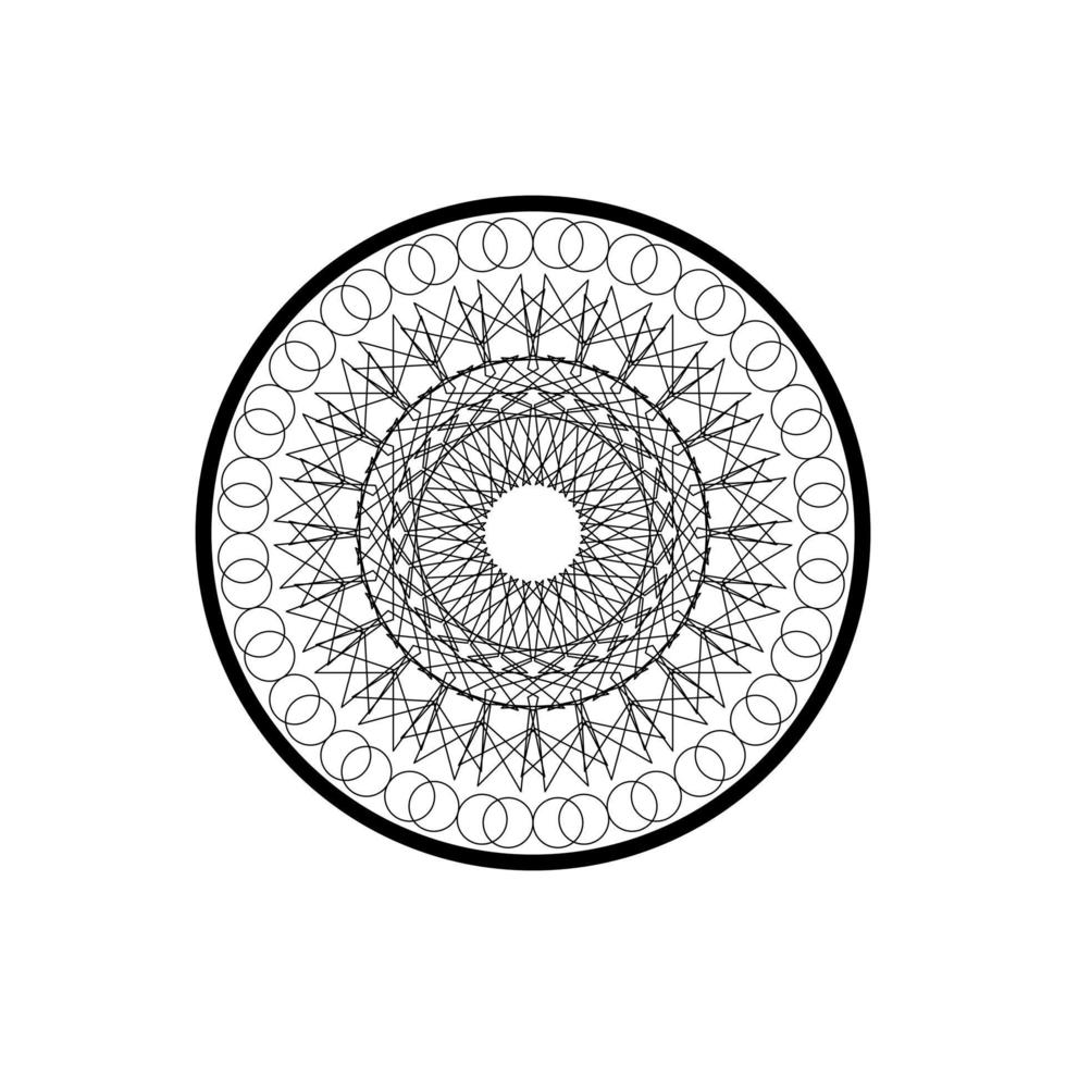 mandala pattern the eye collection 01 vector