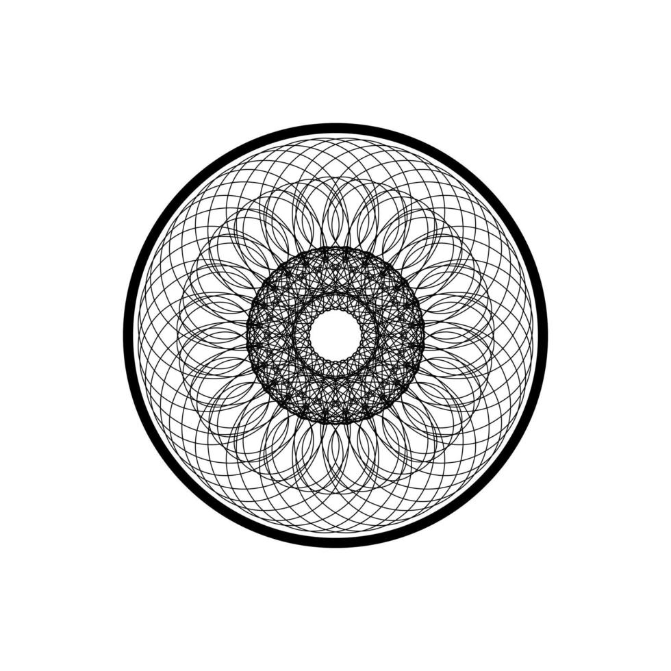 patrón de mandala la colección de ojos 04 vector