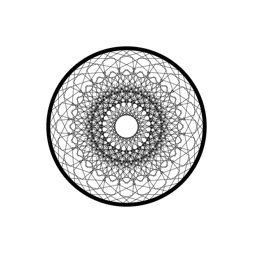mandala pattern the eye collection 03 vector
