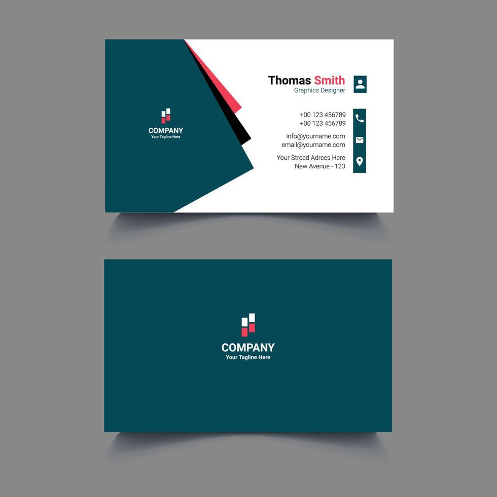 Business Card Design vector