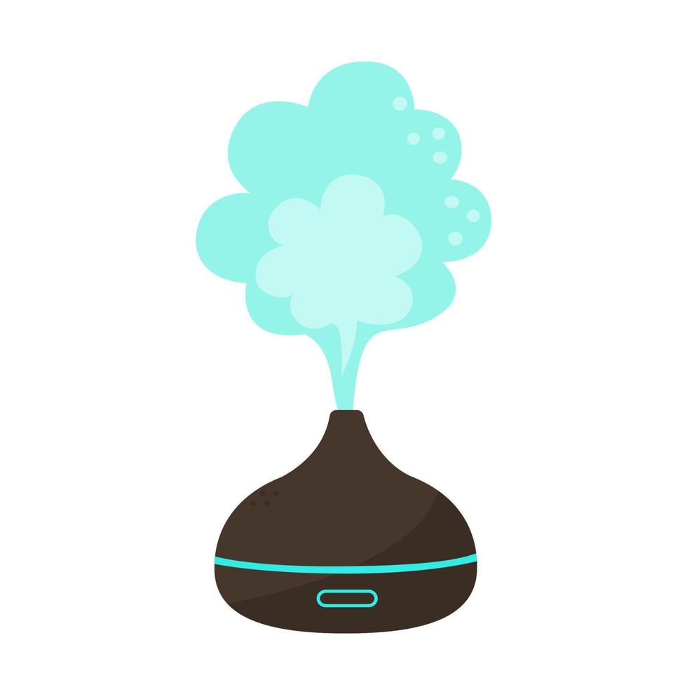 Modern humidifier for home in the cartoon style. vector