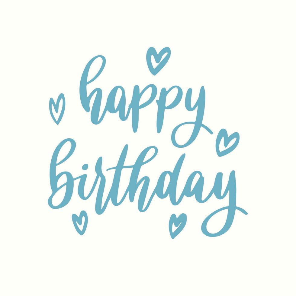 Birthday Quotes Lettering Type Text vector