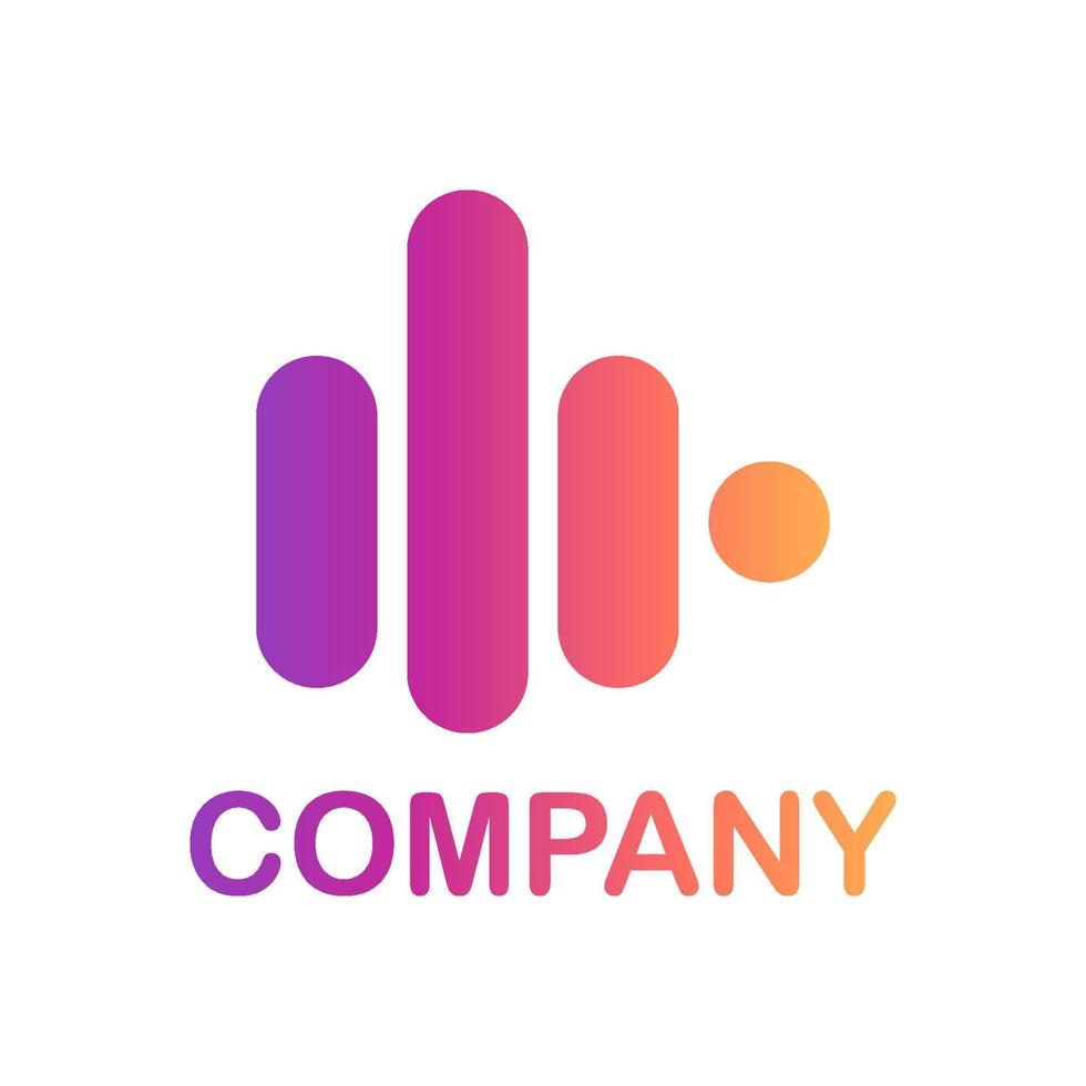 four lined shapes, for a company logo or symbol vector