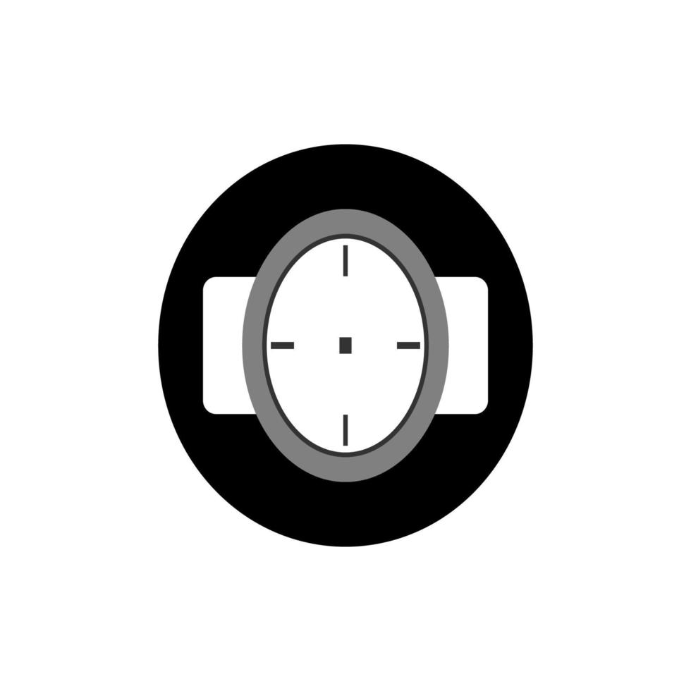 plantilla de elemento de diseño de logotipo de ilustración de vector de reloj
