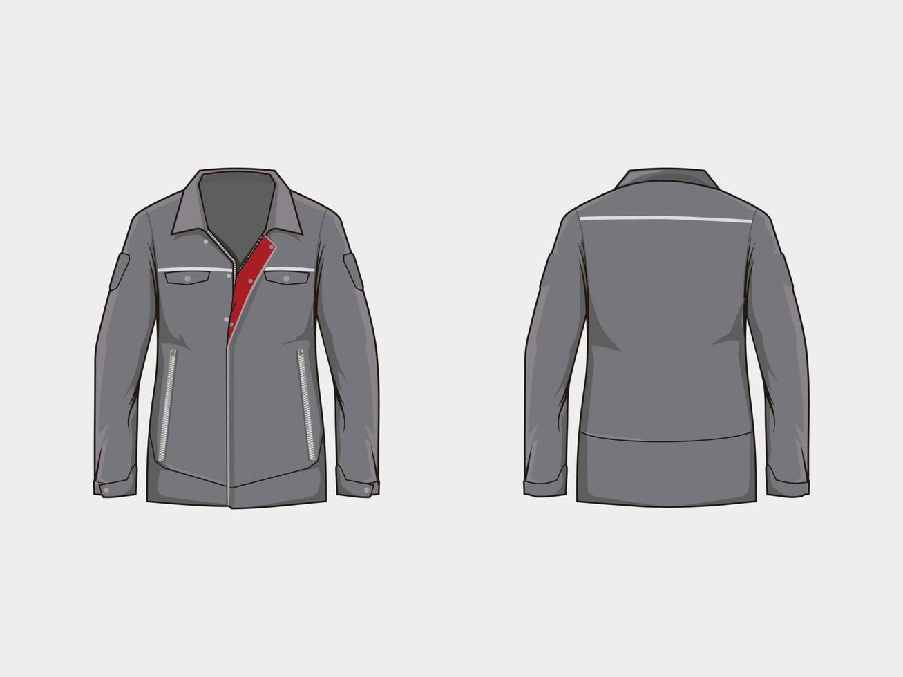shirt or cloth on a gray background vector