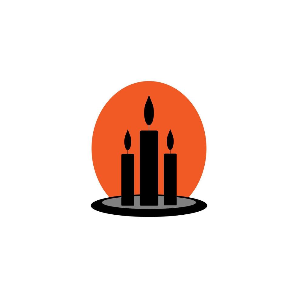 candle icon vector illustration design image element