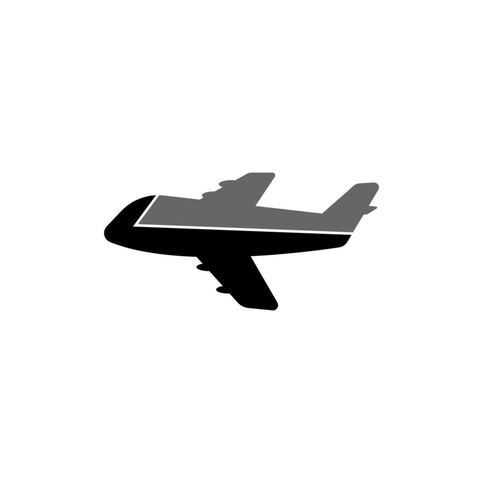 airplane icon vector logo illustration