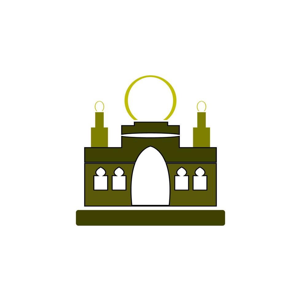 mosque drawing icon vector illustration design