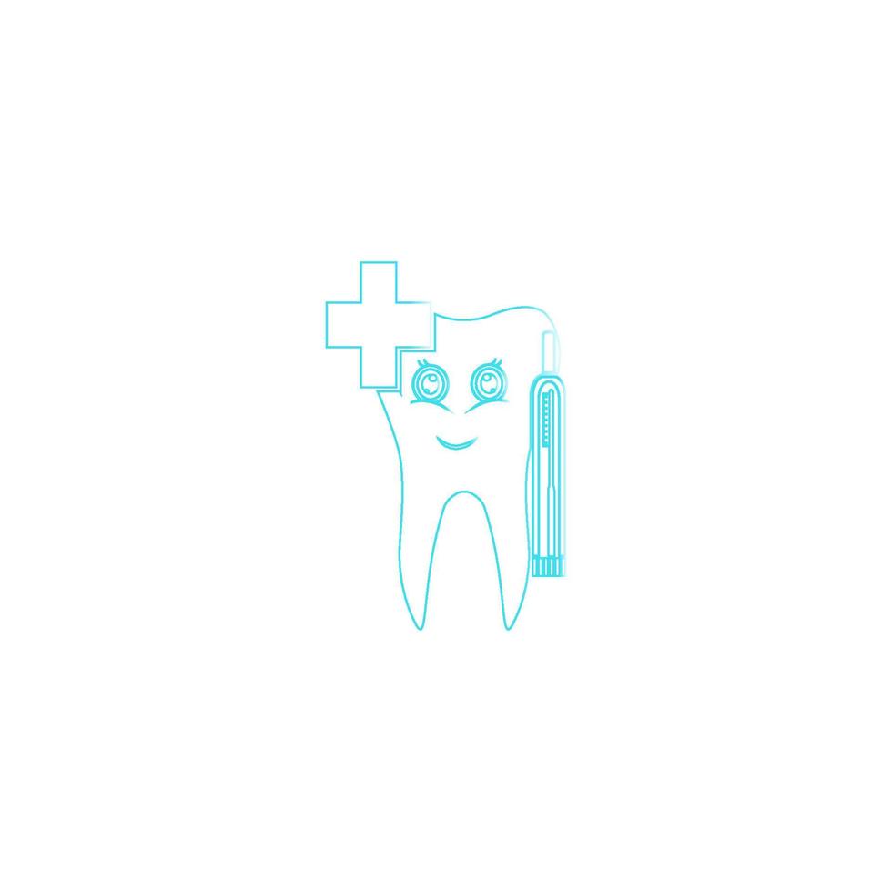 HEALTHY TEETH ILLUSTRATION vector