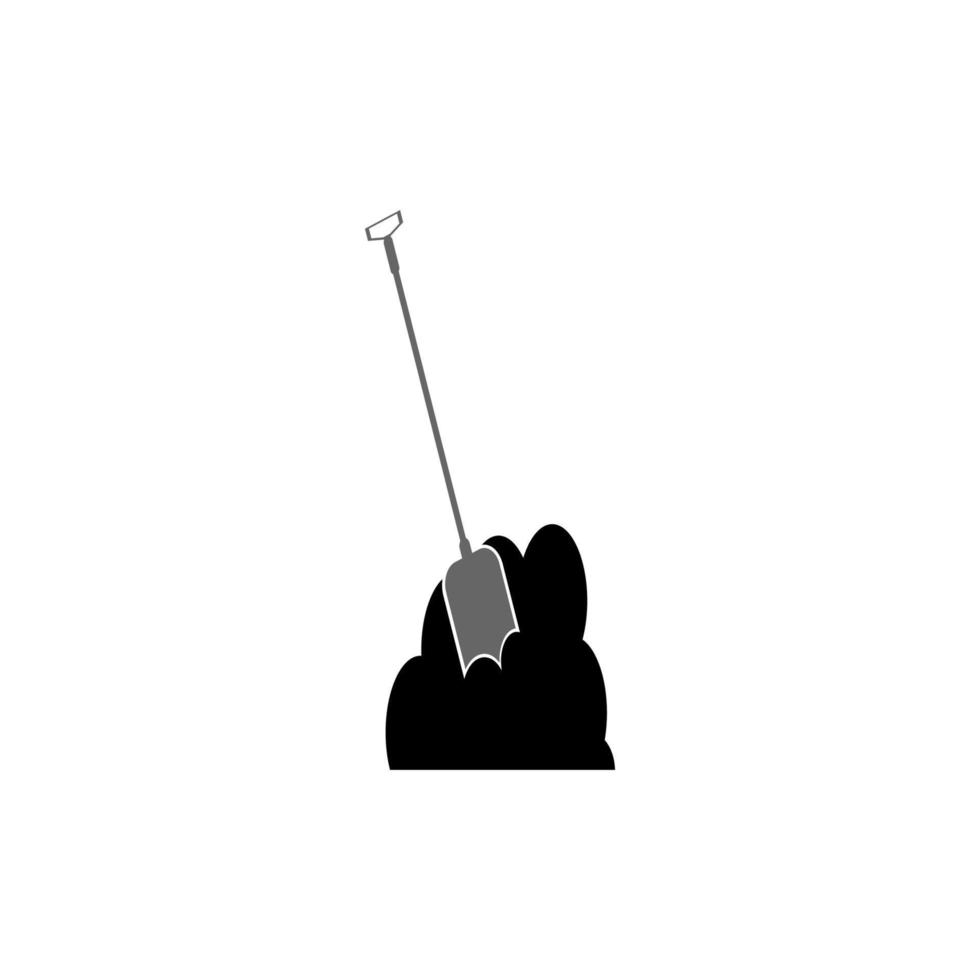 shovel icon design illustration vector