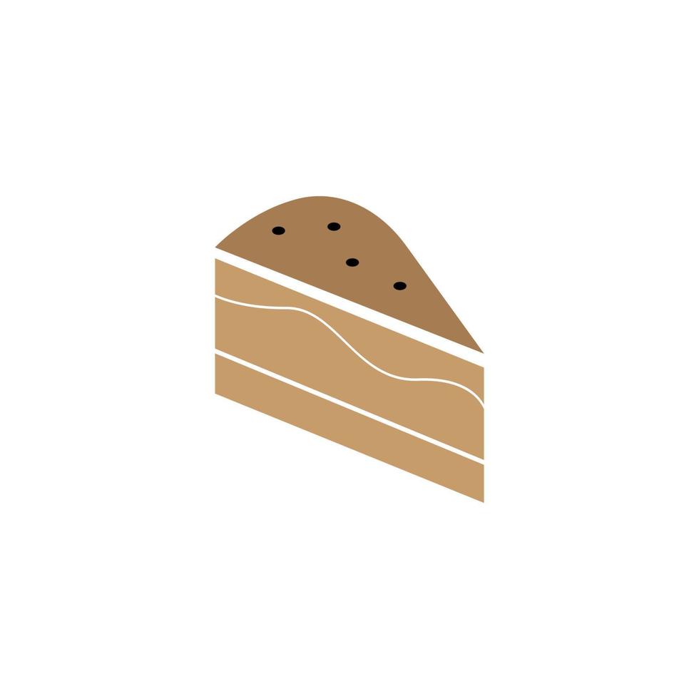 cake icon logo design illustration image vector