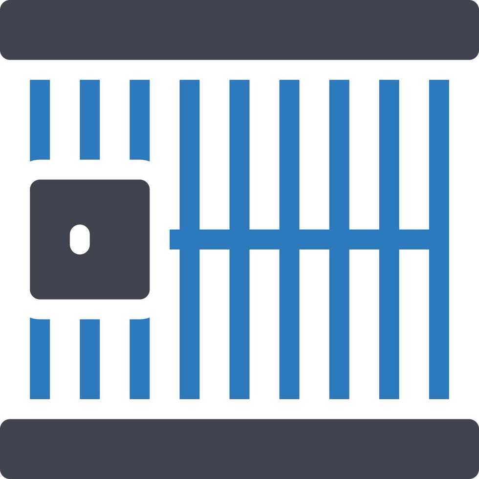 jail vector illustration on a background.Premium quality symbols.vector icons for concept and graphic design.