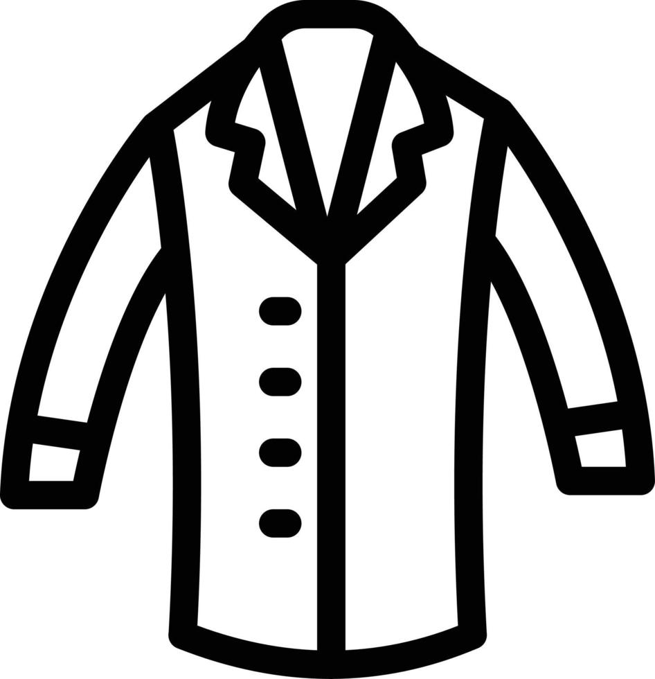 coat vector illustration on a background.Premium quality symbols.vector icons for concept and graphic design.