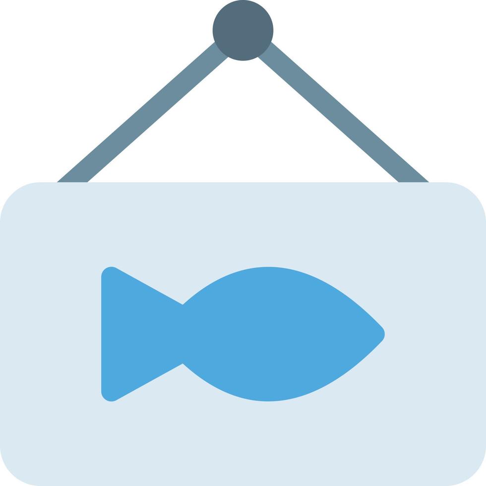 ilustración de vector de marco de pescado en un fondo. símbolos de calidad premium. iconos vectoriales para concepto y diseño gráfico.