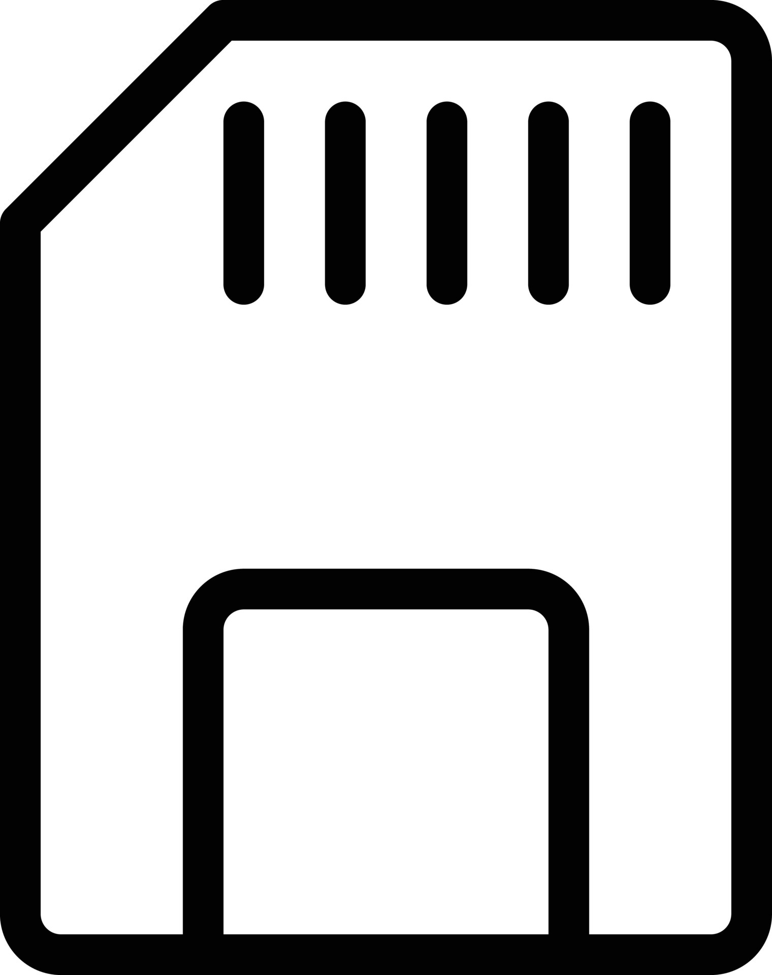 Premium Vector Memory card vector type icon