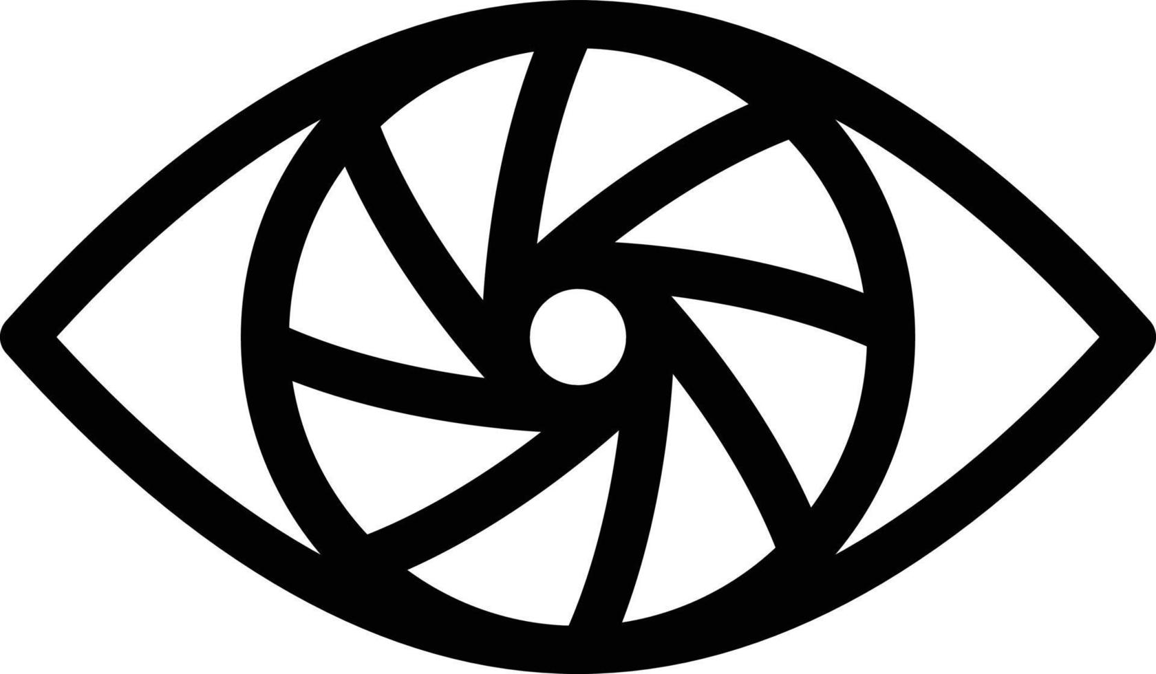 eye lens vector illustration on a background.Premium quality symbols.vector icons for concept and graphic design.