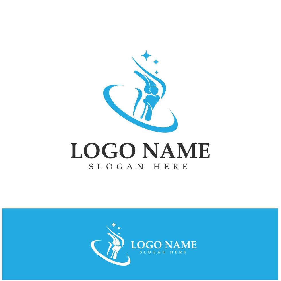 bone care healt logo symbol abstract design vector