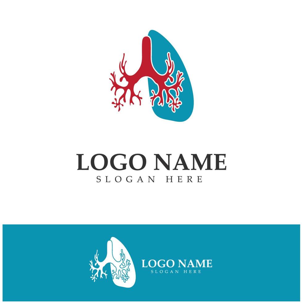 lung health and care logo template,emblem,design concept,creative symbol,icon,vector illustration. vector