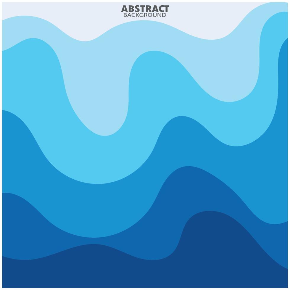 ABSTRACT WAVE BACKGROUND DESIGN WITH BLUE COMBINATION VECTOR