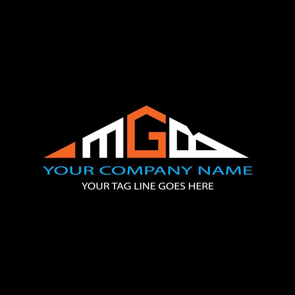 MGB letter logo creative design with vector graphic