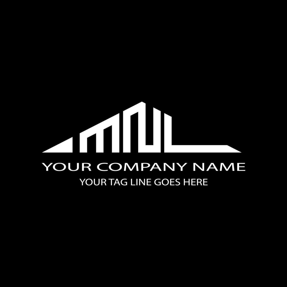 MNL letter logo creative design with vector graphic
