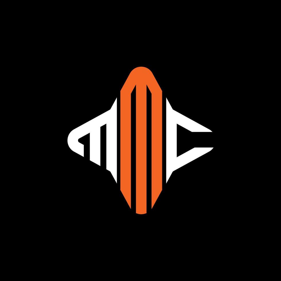 MMC letter logo creative design with vector graphic
