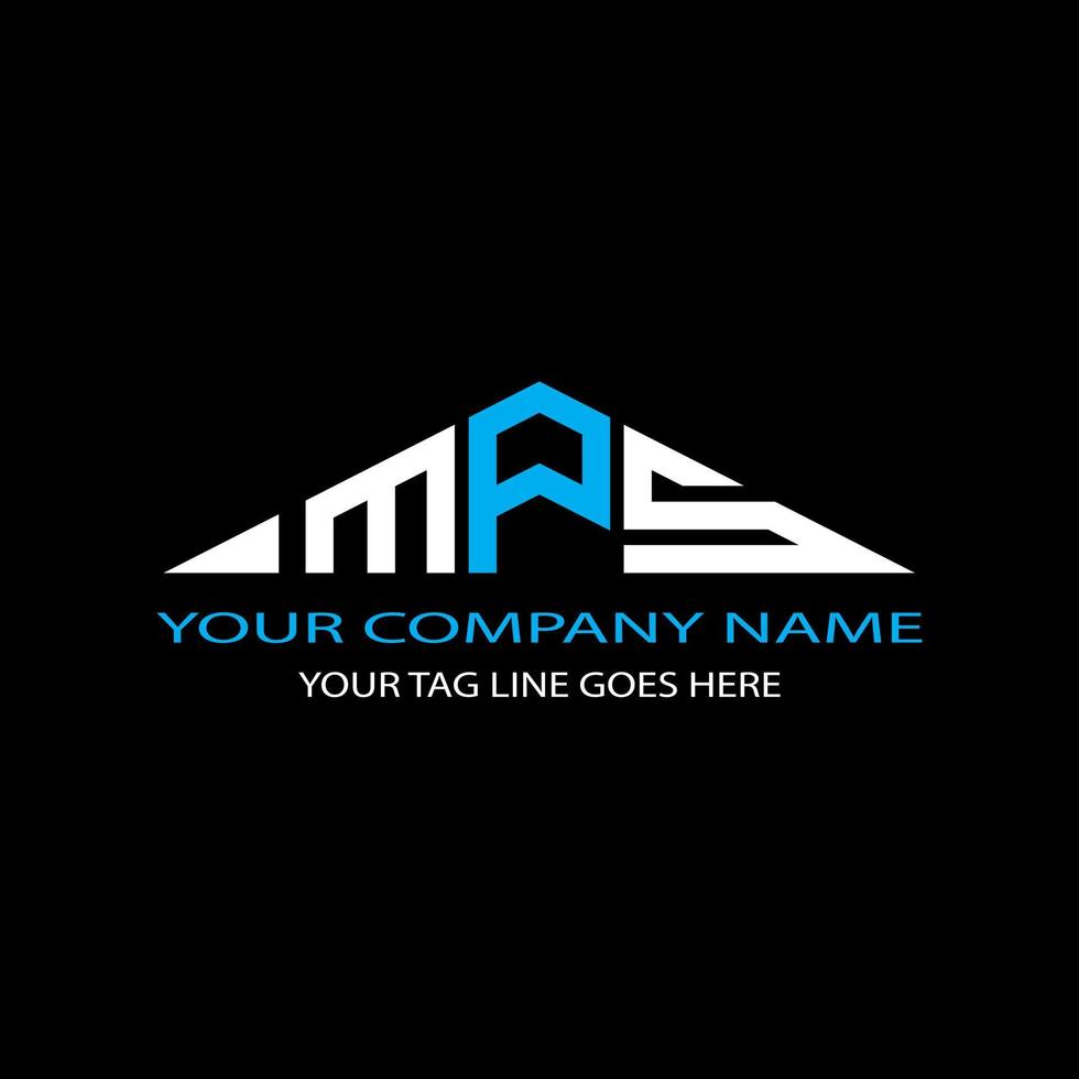 MPS letter logo creative design with vector graphic