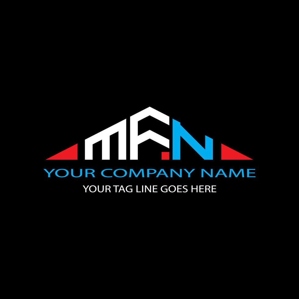 MFN letter logo creative design with vector graphic