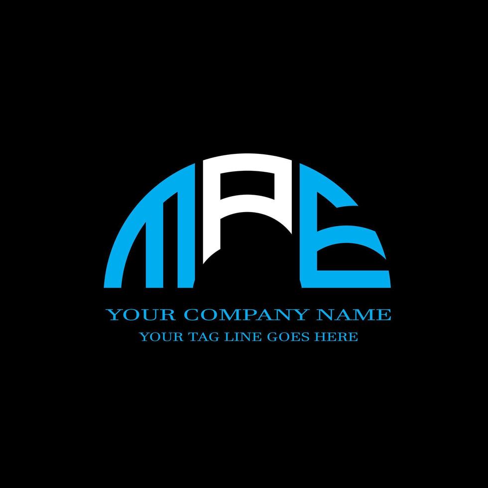 MPE letter logo creative design with vector graphic