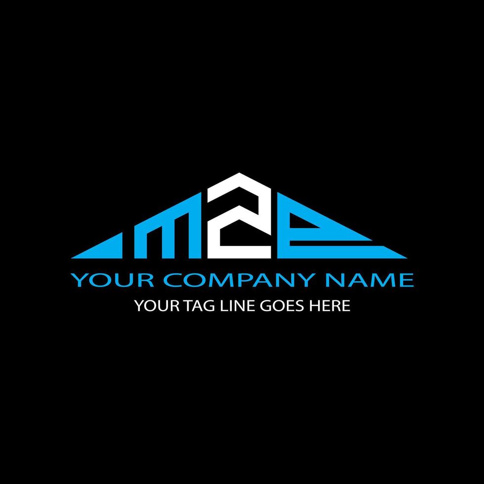 MZP letter logo creative design with vector graphic