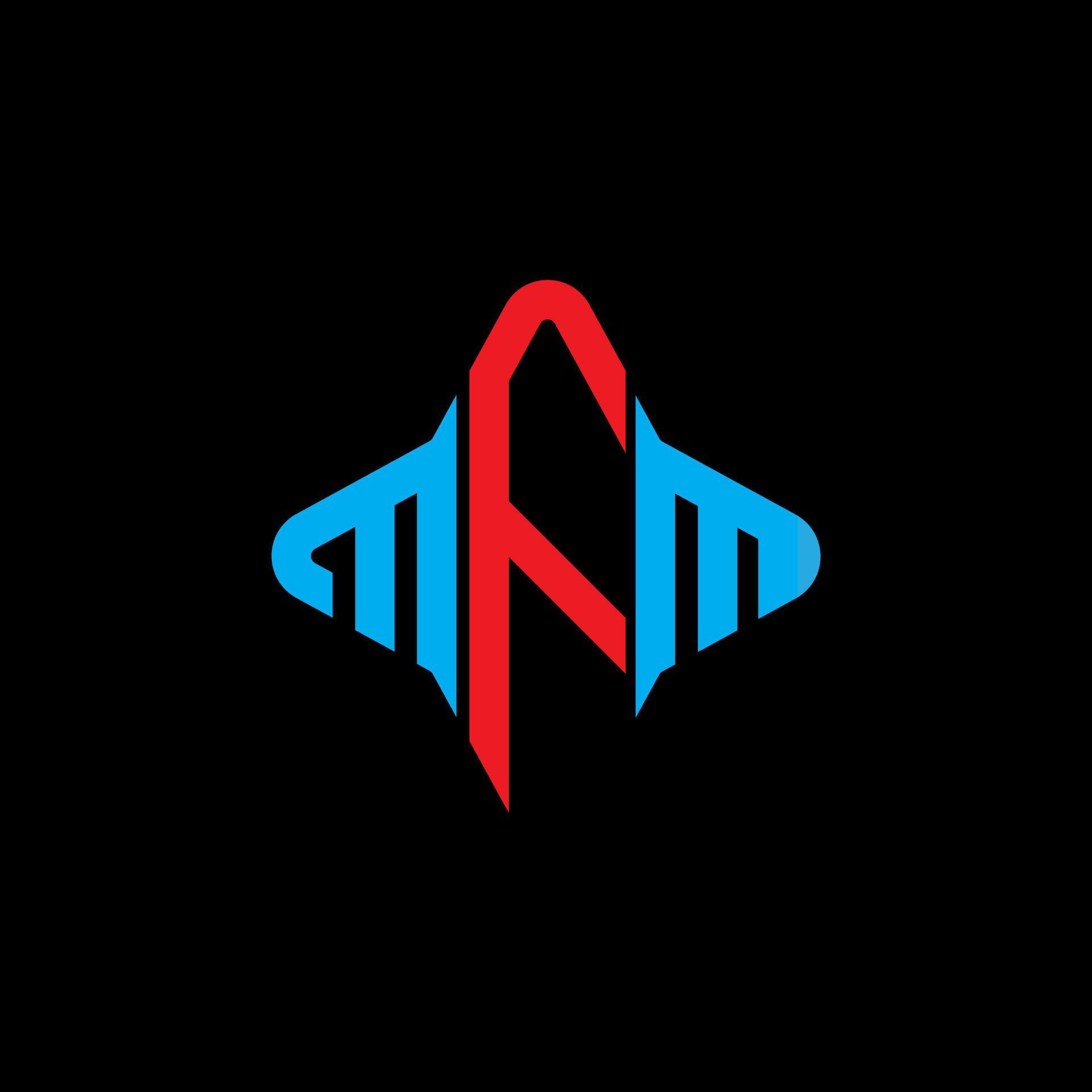 MFM letter logo creative design with vector graphic 8047185 Vector Art