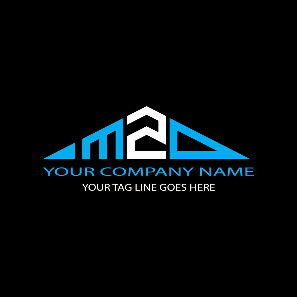MZD letter logo creative design with vector graphic