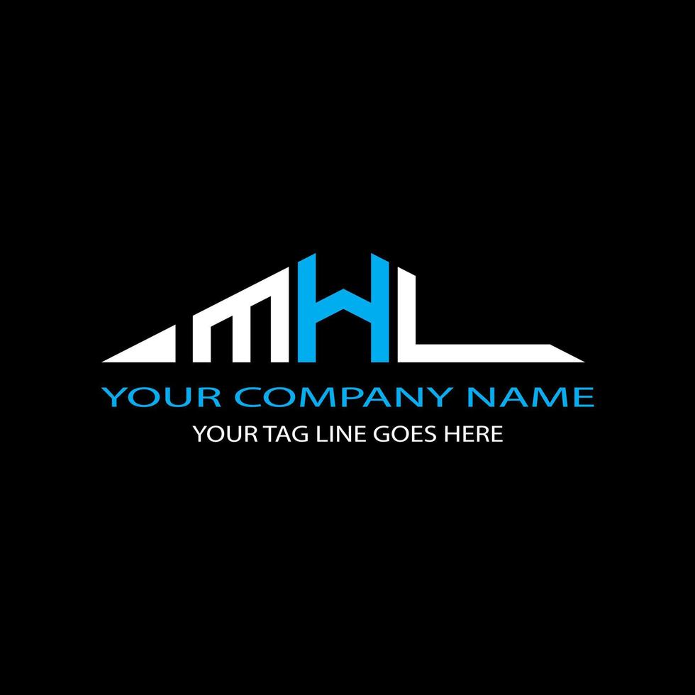 MHL letter logo creative design with vector graphic