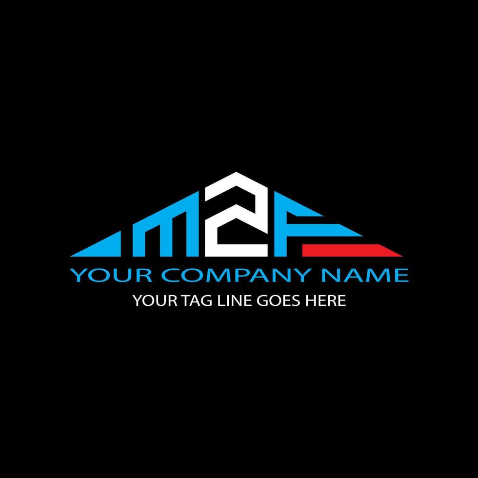MZF letter logo creative design with vector graphic