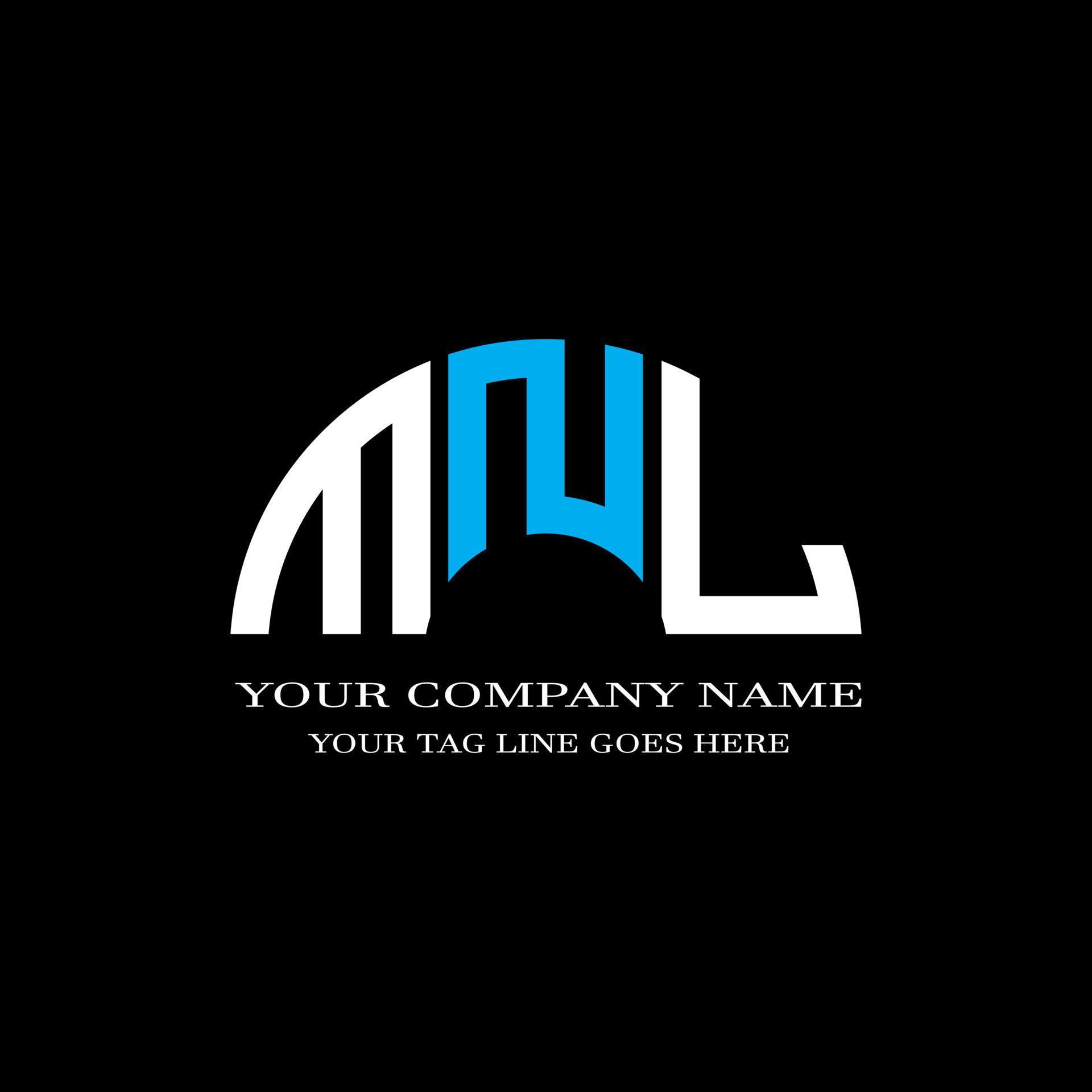 MNL letter logo creative design with vector graphic 8047426 Vector Art