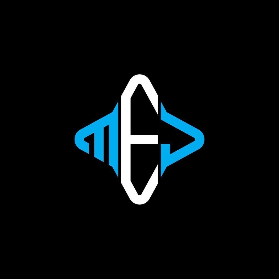 MEJ letter logo creative design with vector graphic