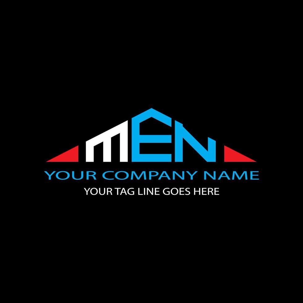 MEN letter logo creative design with vector graphic
