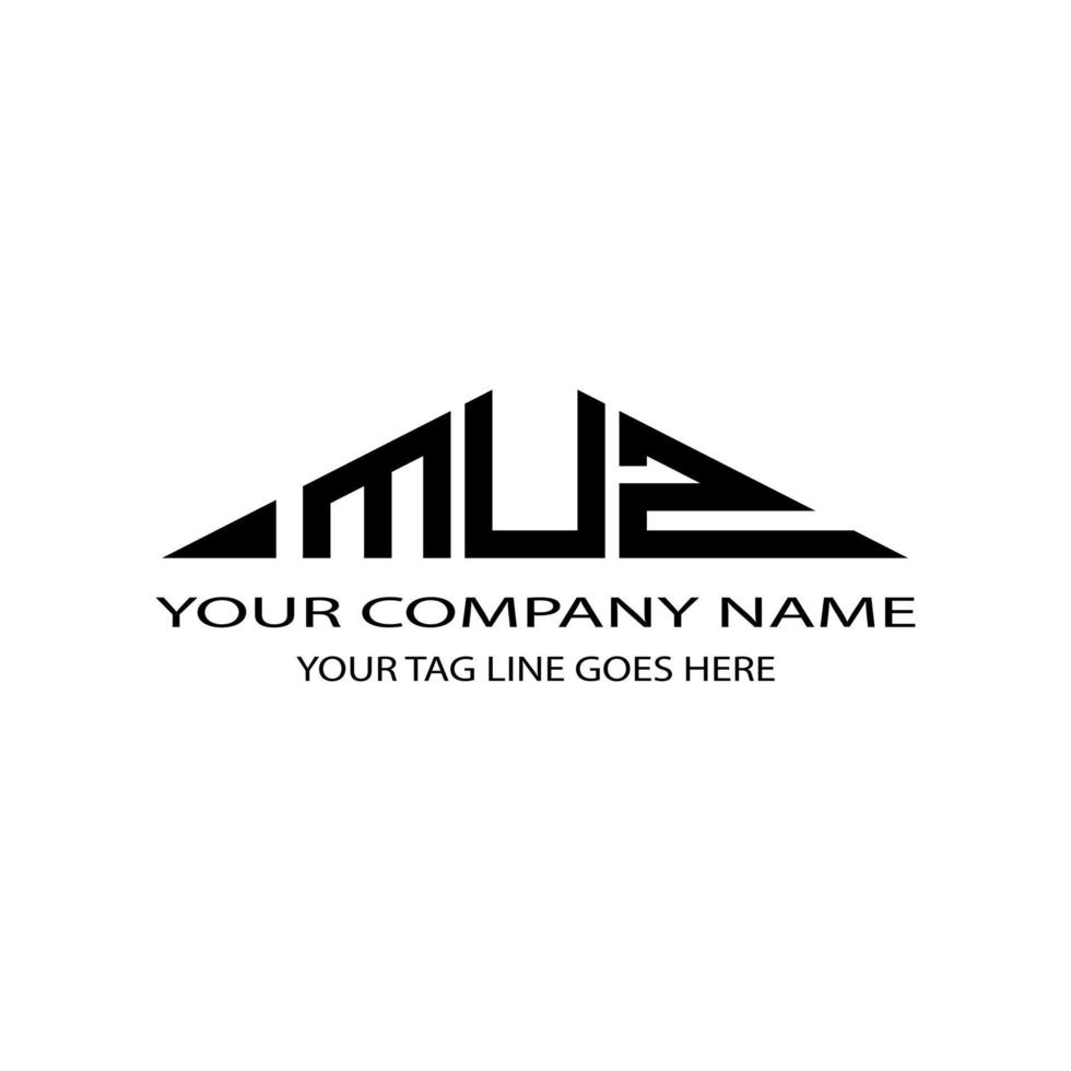 MUY letter logo creative design with vector graphic