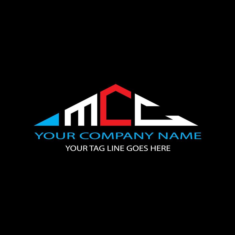 MCC letter logo creative design with vector graphic