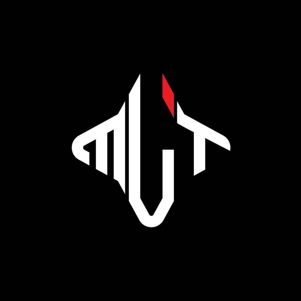 MLT letter logo creative design with vector graphic