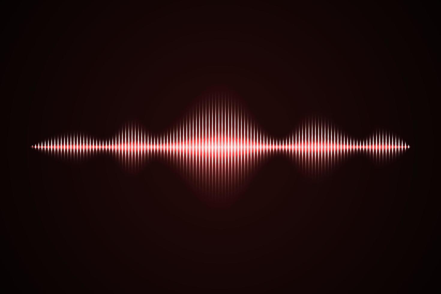 Abstract music sound wave, vector