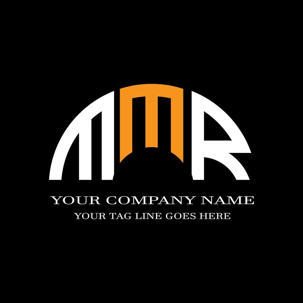 MMR letter logo creative design with vector graphic