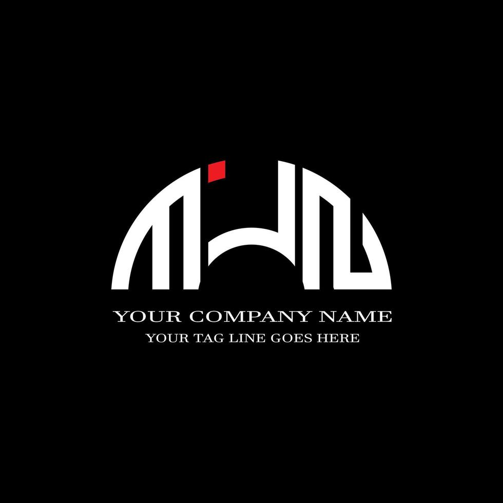 MJN letter logo creative design with vector graphic