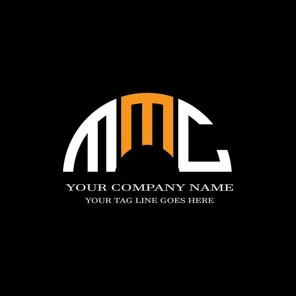 MMC letter logo creative design with vector graphic