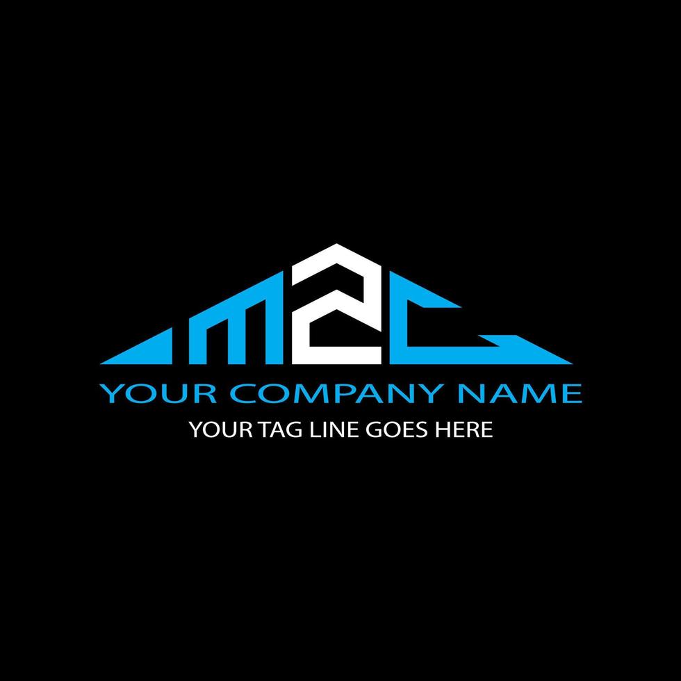 MZC letter logo creative design with vector graphic