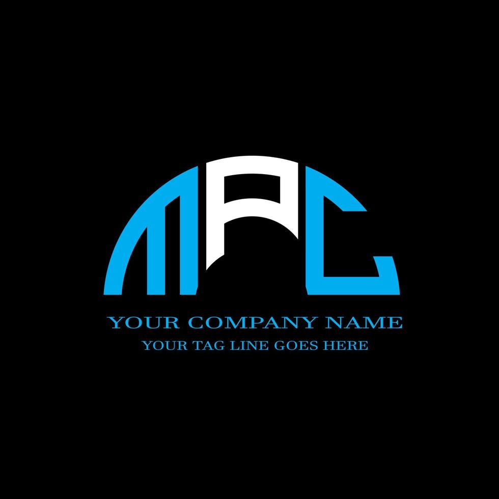 MPC letter logo creative design with vector graphic
